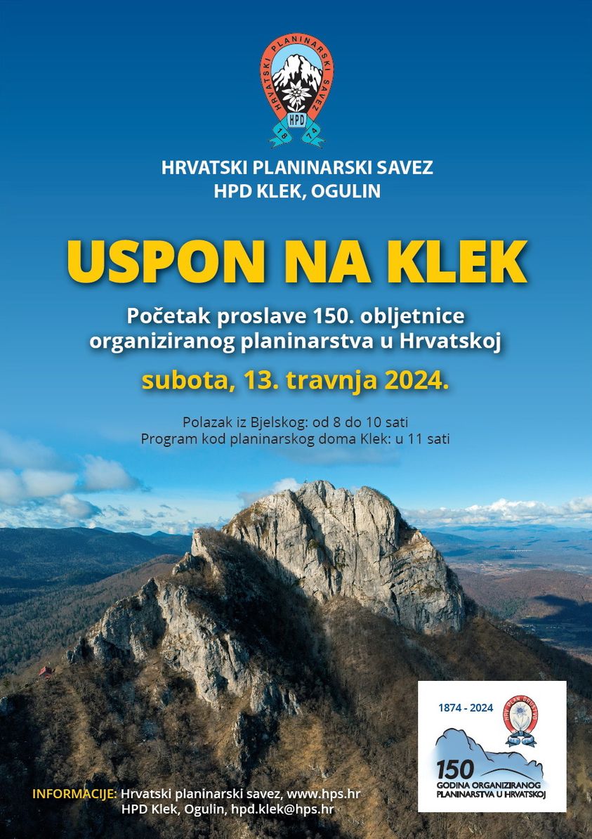 Pročitajte više o članku Obilježavanje 150 godina planinarstva u Hrvatskoj